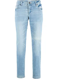 Jean droit taille mi-haute, extensible, bonprix