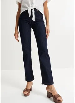 Jean droit taille mi-haute, extensible, bonprix
