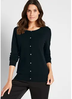 Gilet ajusté en fine maille, bonprix