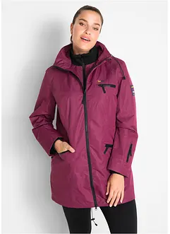 Parka de mi-saison imperméable à capuche, style 2-en-1, bonprix
