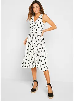 Robe en jersey à pois, bonprix