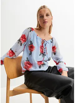 Bluse mit Tunnelzug, bonprix