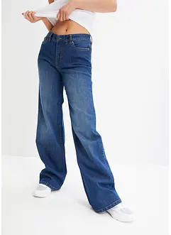 Jean large taille mi-haute, extensible, bonprix