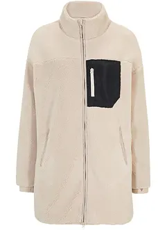 Teddy-Fleece Jacke, bonprix