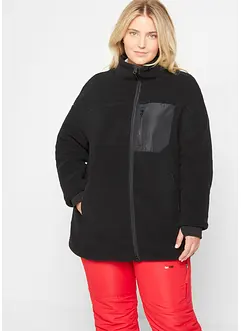 Teddy-Fleece Jacke, bonprix
