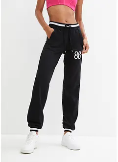Pantalon en molleton stretch de coton mélangé, bonprix