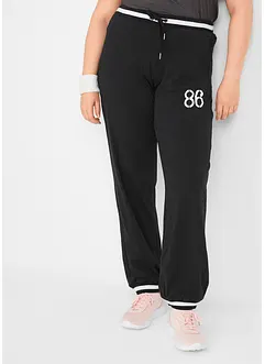 Pantalon en molleton stretch de coton mélangé, bonprix