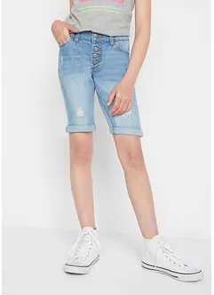 Short en jean extensible taille mi-haute, bonprix
