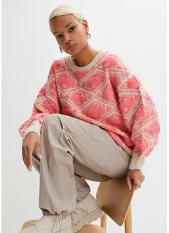 Boxy-Strickpullover, bonprix
