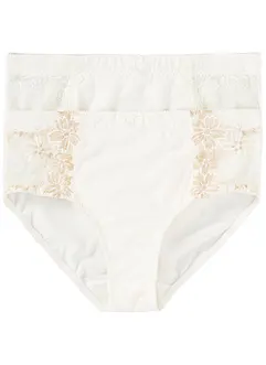 Lot de 2 slips sculptants, bonprix