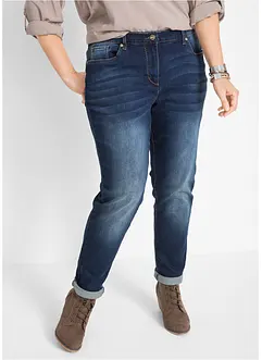 Jean boyfriend taille mi-haute, extensible, bonprix