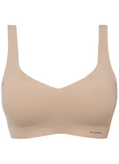 Wattierter Feel Comfort Lasercut T-Shirt BH ohne Bügel, bonprix