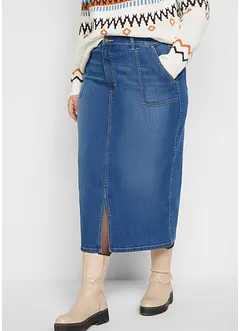 Jeansrock mit Schlitz, bonprix
