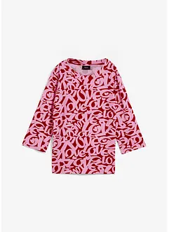 Shirt mit Rundhals-Ausschnitt, ¾-Arm, bonprix
