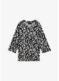 Shirt mit Rundhals-Ausschnitt, ¾-Arm, bonprix