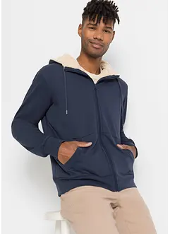 Thermo-Sweatjacke mit Kuschel-Fleece-Futter, bonprix