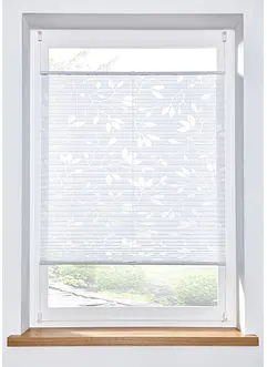 Ausbrenner Plissee mit Blättern, bonprix