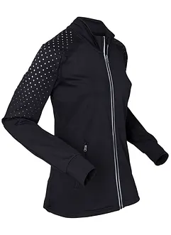Thermo Sportjacke mit reflektierendem Druck, bonprix