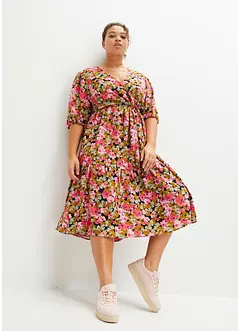 Midikleid aus Viskose-Mix, bonprix