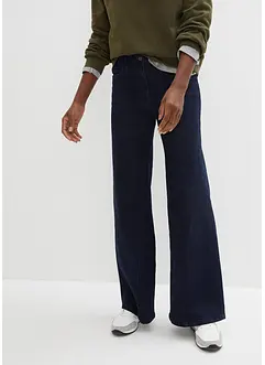 Wide-Leg-Jeans High Waist, Bequembund, bonprix