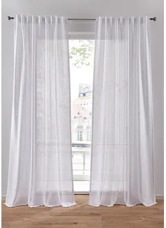 Vorhänge mit Struktur (2er Pack), bonprix