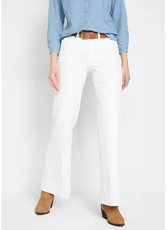 Wide-Leg-Jeans, Mid Waist, Stretch, bonprix