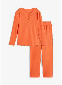 Pyjama aus Waffeljersey, bonprix