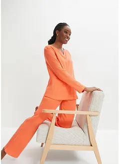Pyjama aus Waffeljersey, bonprix