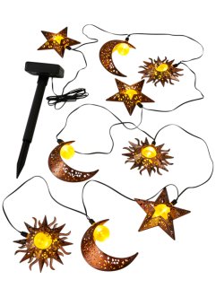 Guirlande lumineuse solaire Soleil, Lune, Étoiles, bpc living bonprix collection