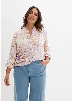 Bluse mit Blumendruck, bonprix