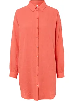 Oversize Musselin-Longbluse, bonprix