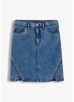 Mini-jupe en jean, bonprix