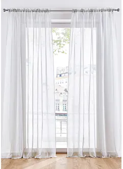 Gardinen aus leichtem Voile (2er Pack), bonprix