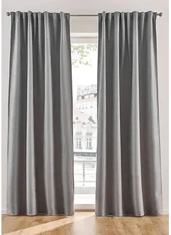 Abdunkelnde Vorhänge mit Struktur (2er Pack), bonprix