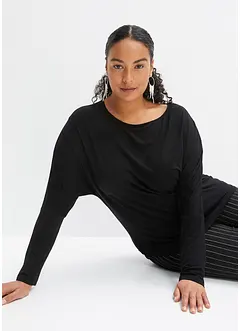Langarmshirt aus softem Viskose-Mix, bonprix