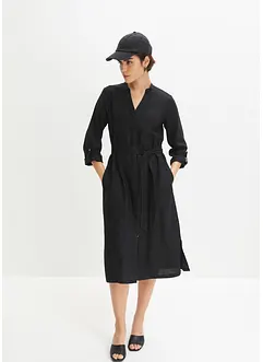 Robe à poches en lin et viscose, bonprix