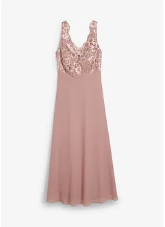 Maxikleid mit Paillettenstickerei, bonprix
