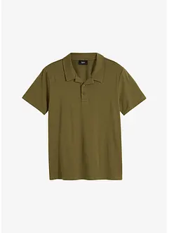 Poloshirt mit Resortkragen, Kurzarm aus Bio Baumwolle, bonprix