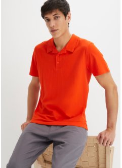 Poloshirt mit Resortkragen, Kurzarm aus Bio Baumwolle, bpc bonprix collection