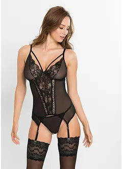 Corsage mit Strapshaltern und String (2-tlg.Set), VENUS