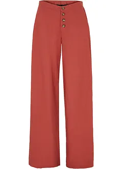 Palazzo-Hose mit Leinen, bonprix