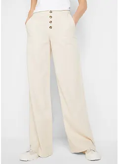 Palazzo-Hose mit Leinen, bonprix