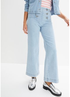 Verkürzte Jeans mit Schmuckknöpfen, RAINBOW