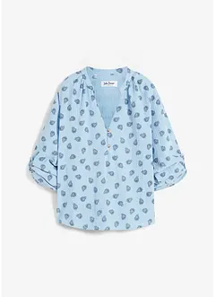 Oversize-Bluse aus luftigem Musselin, bonprix