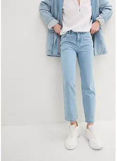 Straight Jeans Mid Waist, cropped, bonprix