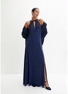 Robe longue à dentelle, bonprix