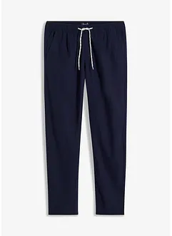 Regular Fit Schlupfhose mit Leinen, Straight, bonprix