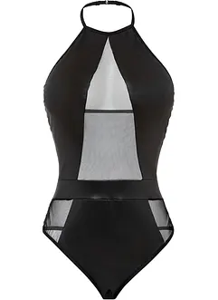 Body-string ouvert avec wetlook, bonprix