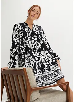 Tunika-Kleid aus fließender Viskose, bonprix