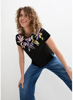 Baumwollshirt, ½ Arm, bonprix